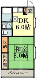 第１九曜ハイツの物件間取画像